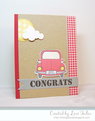Congrats card-designed by Lori Tecler/Inking Aloud-stamps and dies from Papertrey Ink Congrats card-designed by Lori Tecler/Inking Aloud-stamps and dies from Papertrey Ink