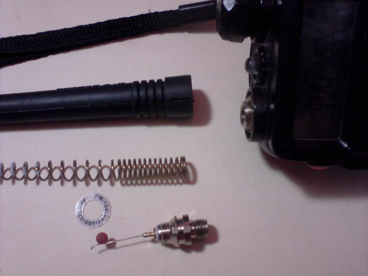 A Cuban ham radio story Dissecting a Baofeng FMVU rubber duck antenna