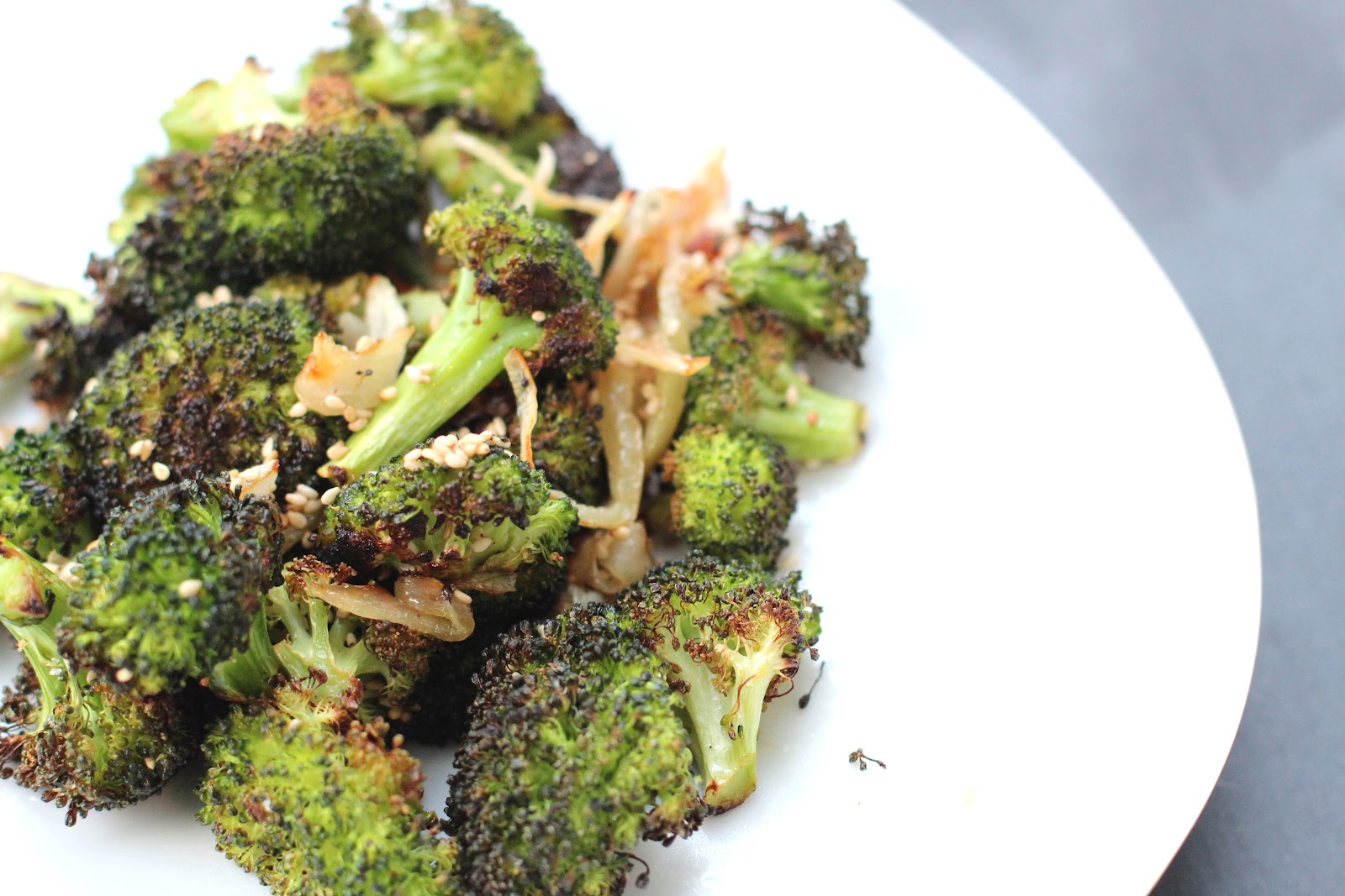 An Open Cookbook Roasted Sesame Broccoli