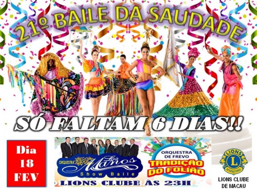 21º BAILE DA SAUDADE 2017