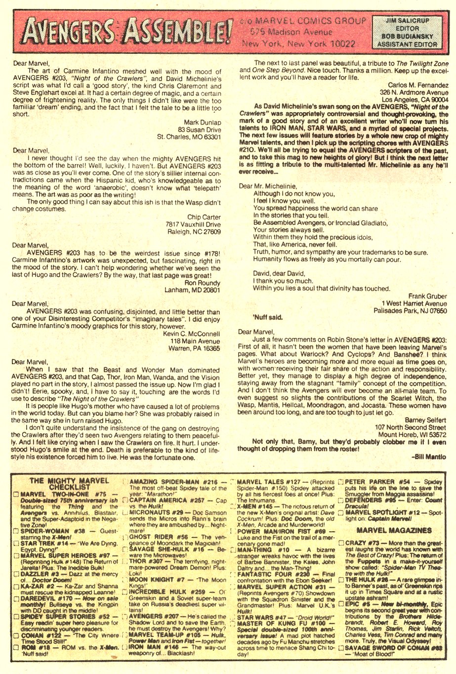 Read online The Avengers (1963) comic -  Issue #207 - 24