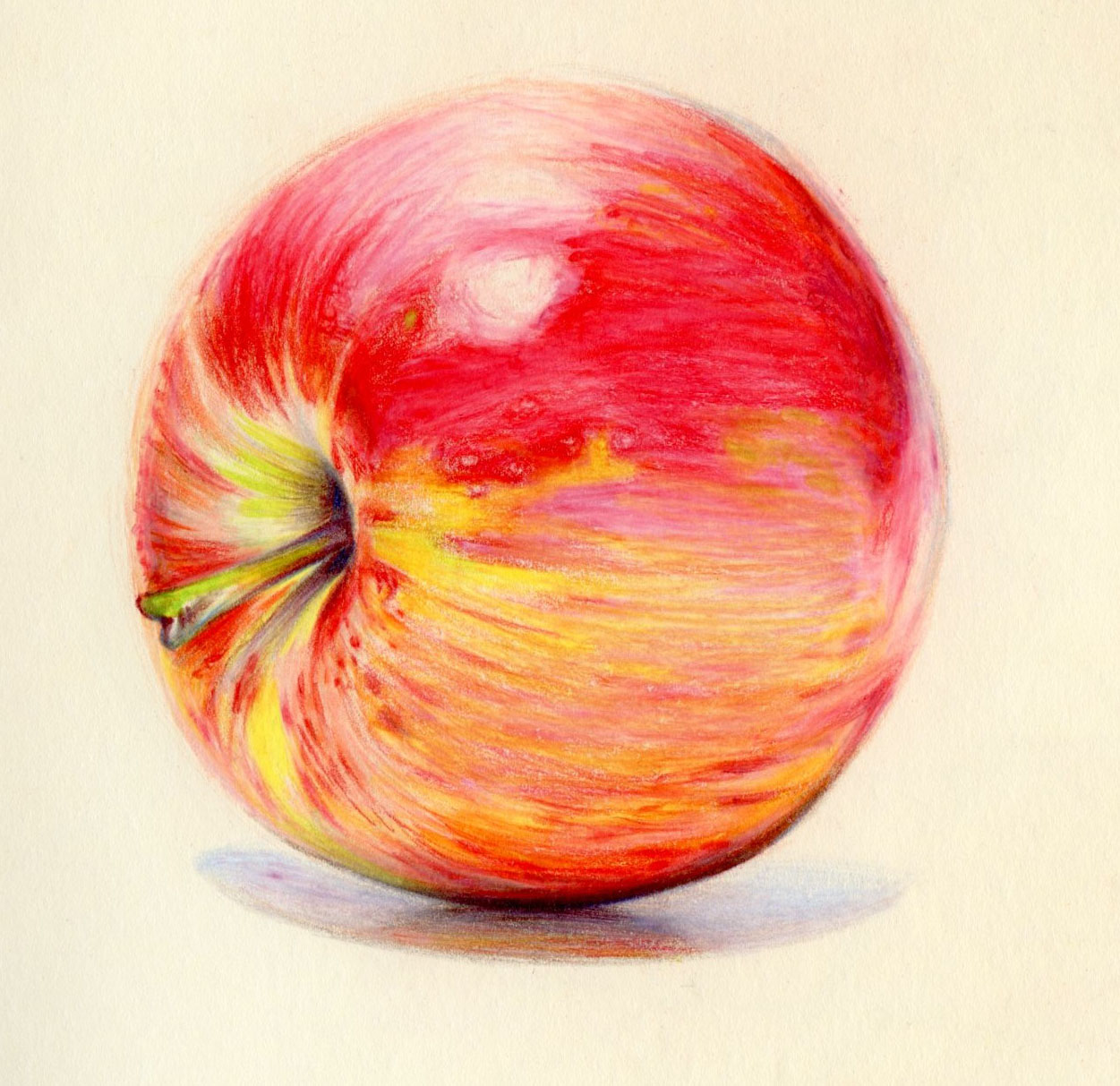 Color Pencil Drawing Apple pencildrawing2019