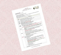 Cronograma de casamento Cerimonial e Assessoria de casamento