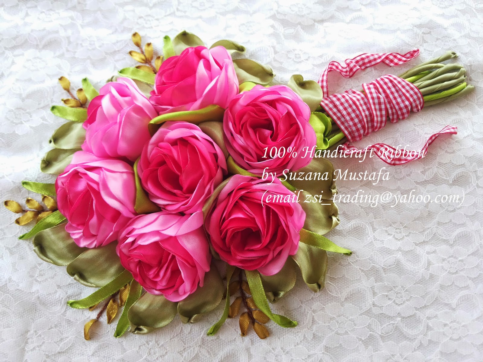 Suzana Mustafa: CAMELIA ROSE RIBBON