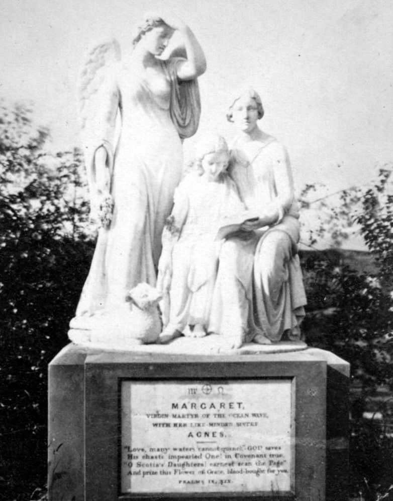 Tour Scotland Old Photograph Wigton Martyrs Monument Stirling Scotland