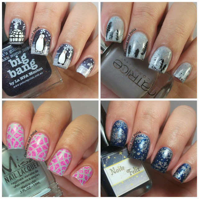 The Clockwise Nail Polish: DRK Seasons Stamping Plate Review