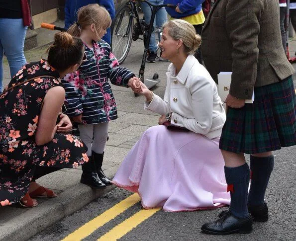 The Countess of Wessex wore a Gabriela Hearts crowther crêpe maxi dress