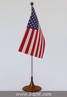 Desk Flag 3d Model Free Free 3d Model