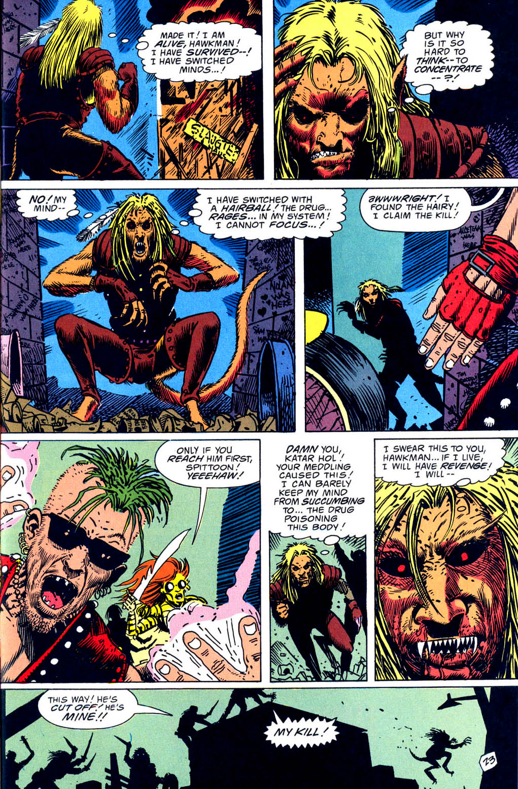 Read online Hawkworld (1990) comic -  Issue #32 - 24