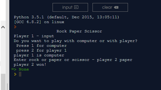 Learn Python: Program for Rock Paper Scissor Game in Python