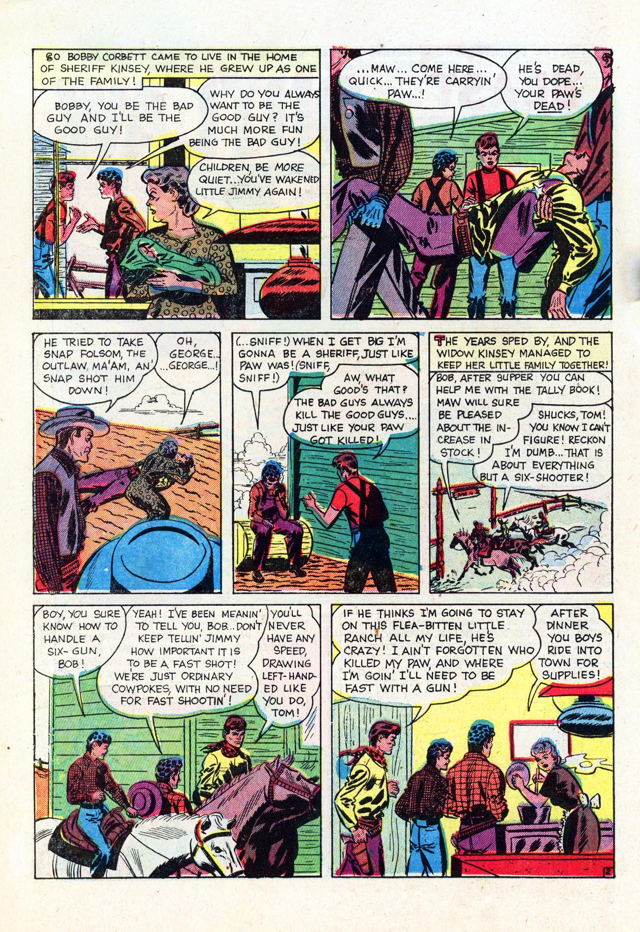 Read online Two Gun Western (1950) comic -  Issue #7 - 12