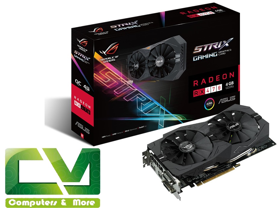 ASUS ROG STRIX RX 470 4GB OC Review ~ Computers and More | Reviews