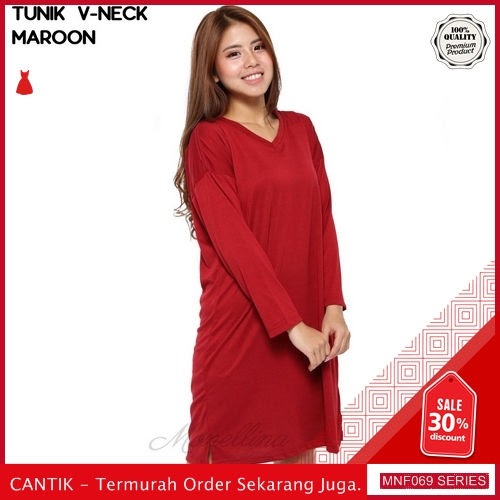 MNF069B81 Baju Muslim Wanita 2019 Panjang Polos V 2019 BMGShop