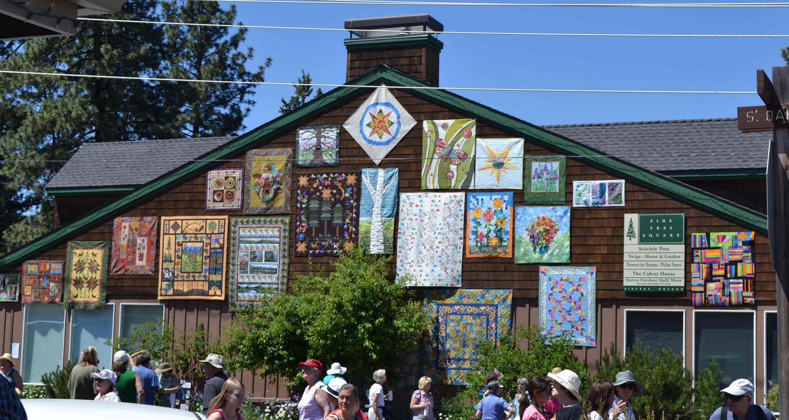 Doug and Barb Hinman Travel Photos Sisters Oregon Quilt Show page 2