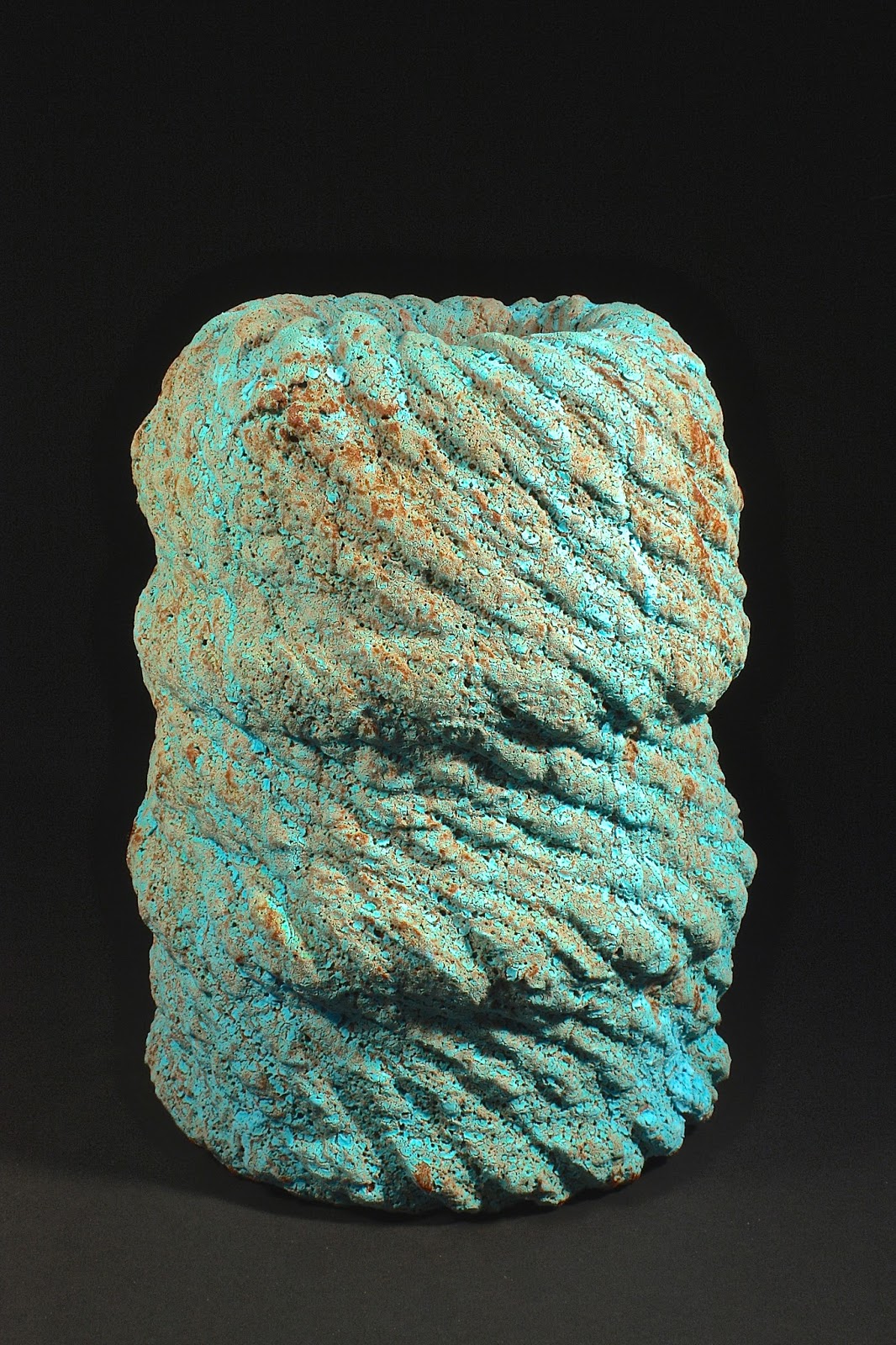 Rob Sieminski Ceramics Bulging Spiral Pot