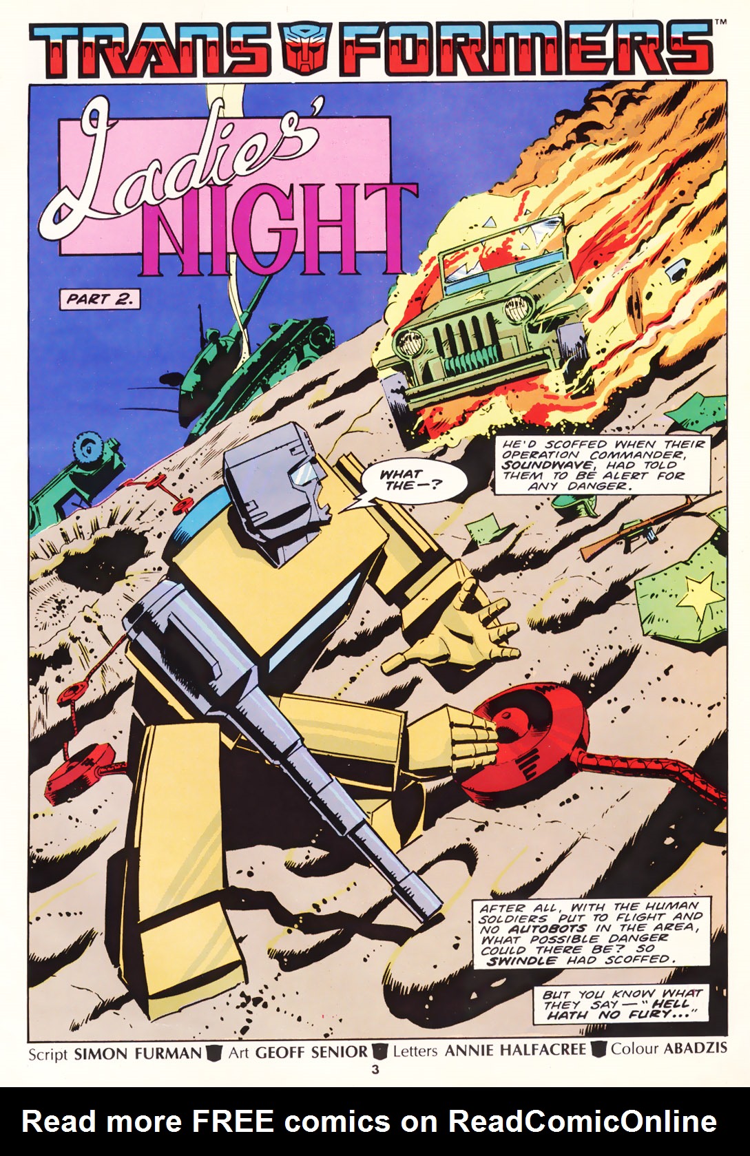Read online The Transformers (UK) comic -  Issue #138 - 3
