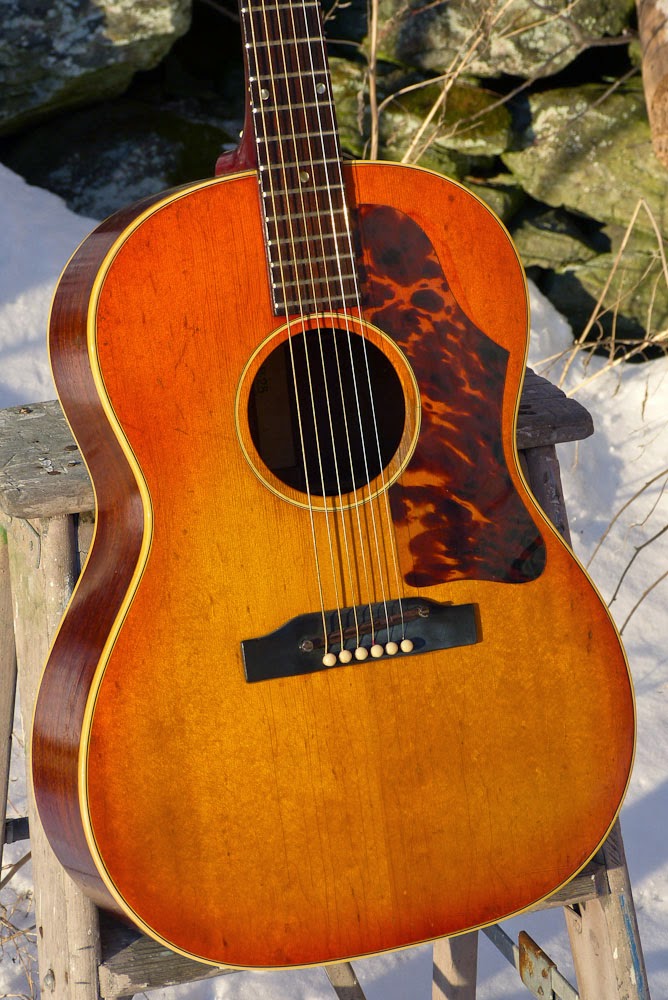 c.1964 Gibson B-25 Sunburst 00-size Guitar