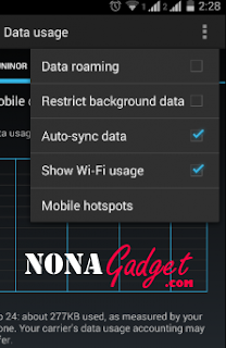 restrict background data android