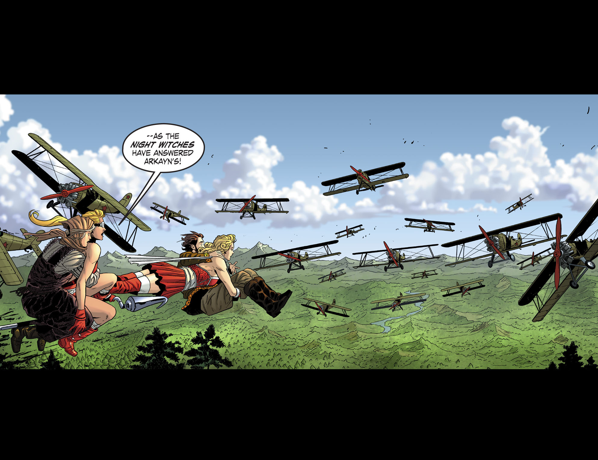 Read online DC Comics: Bombshells comic -  Issue #15 - 16