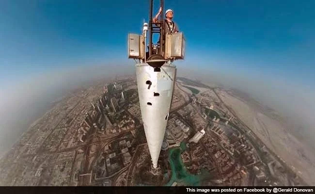 UAE, Photographer, Selfie, Burj Khalifa