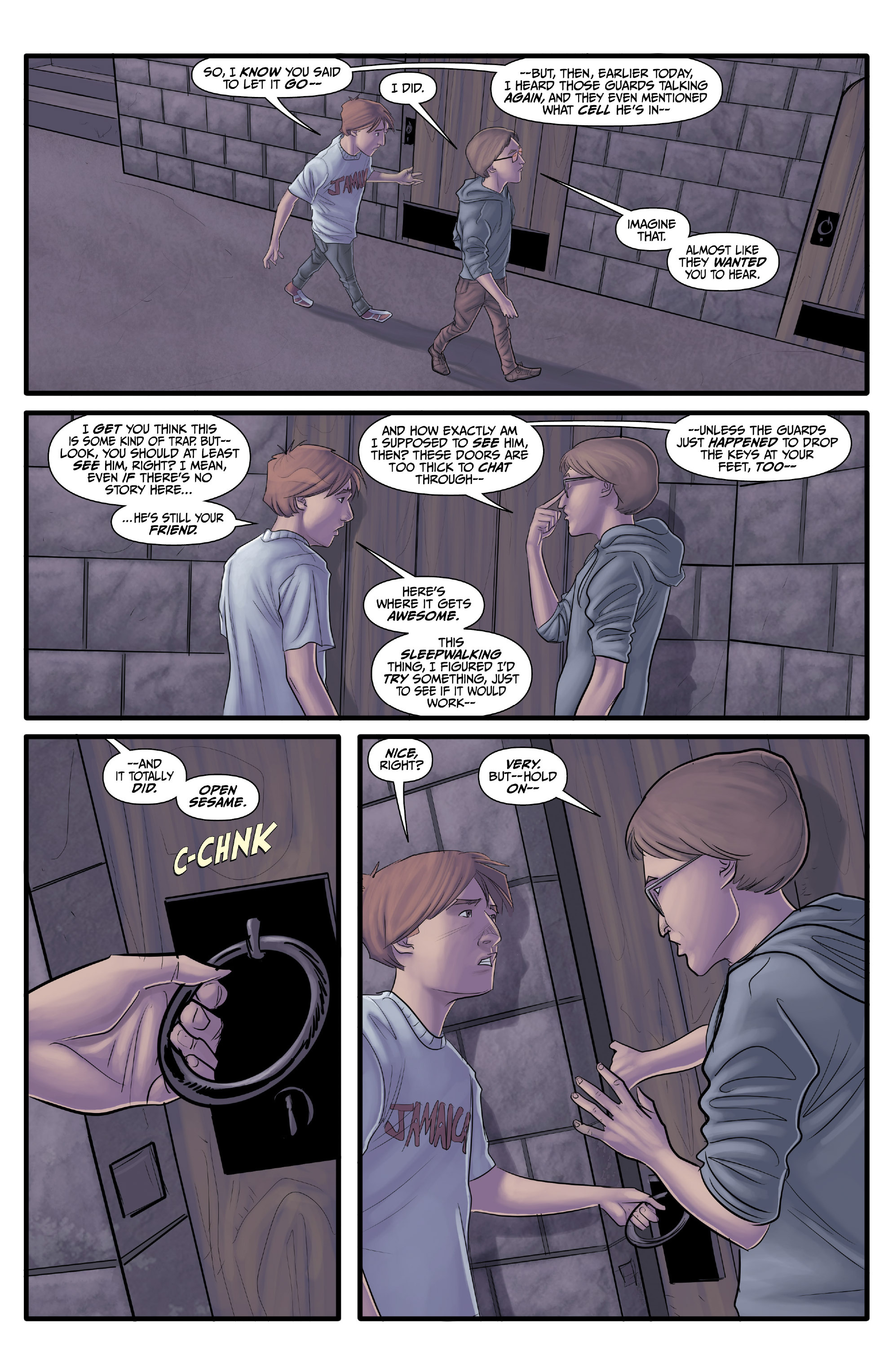 Read online Morning Glories comic -  Issue #40 - 16