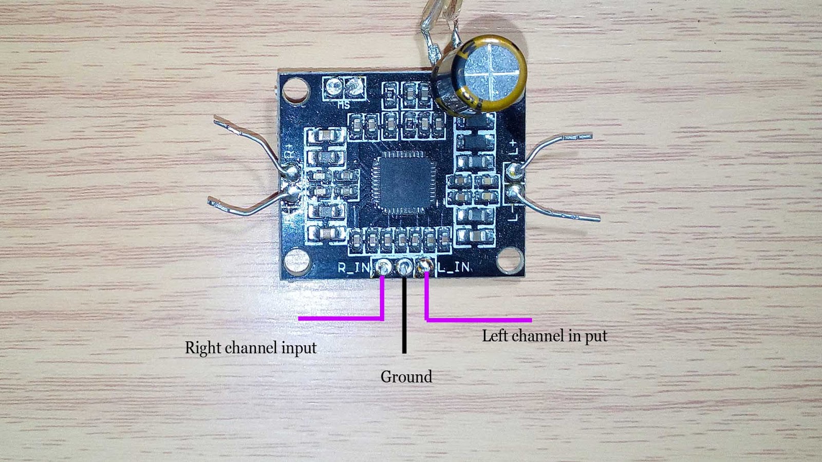 How to connect volume control to an amplifier