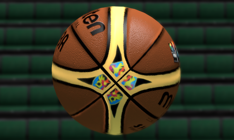 NBA 2K14 FIBA 2014 Spain Molten Ball Mod