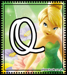 Bello Abecedario de Campanilla. Tinker Bell Letters.