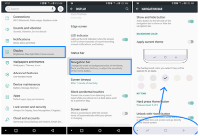 Cara Mengubah Navigation Bar Galaxy Note 9 