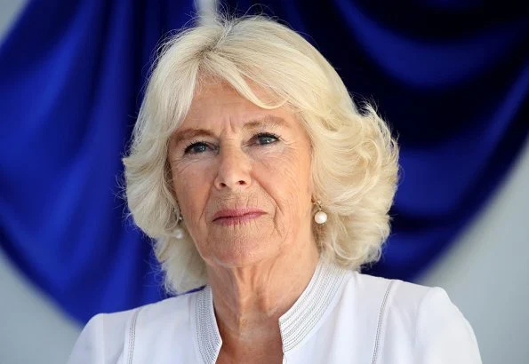 The Duchess of Cornwall visited Jasmine Villa Hospice in Grand Cayman.Jasmine Hospice is a not-for-profit organisation