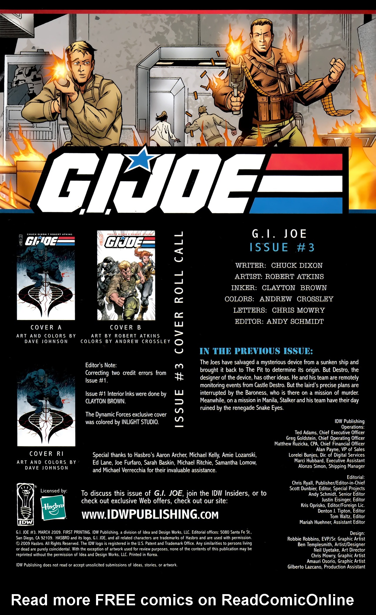 G.I. Joe (2008) issue 3 - Page 3