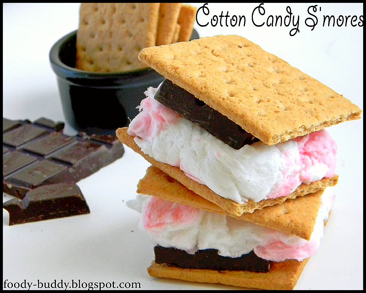 Foody Buddy Cotton Candy S'mores Kids Delight