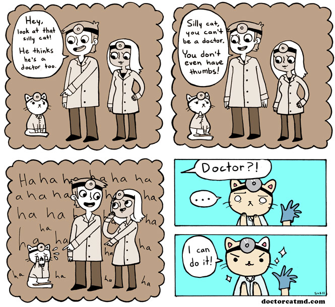 JAM s Blogs Doctor Cat Comic Strip Analysis netce-nursing