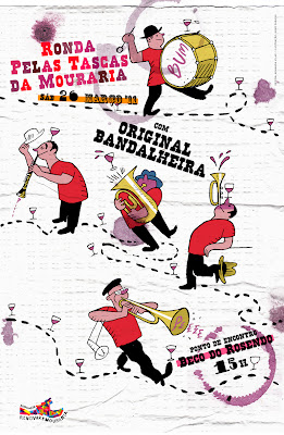 Ronda das Tascas - Desenho por Nuno Saraiva