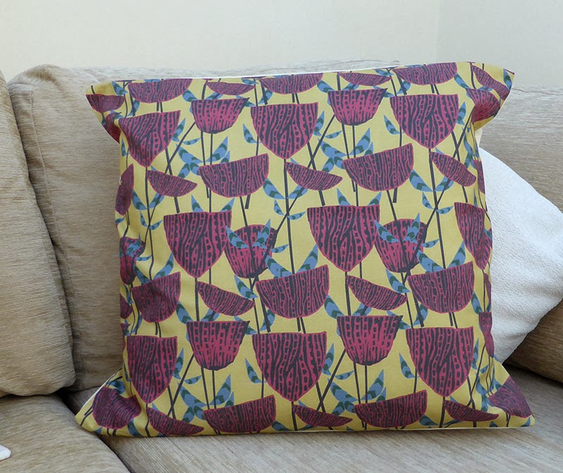 LinsArt Art Deco Flower Cushion