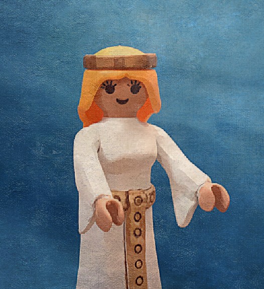 Playmobil customized figures using putty