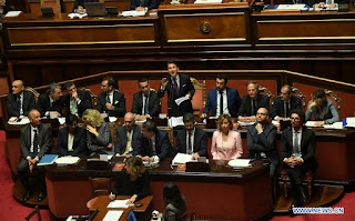 Italian new gov't wins Senate