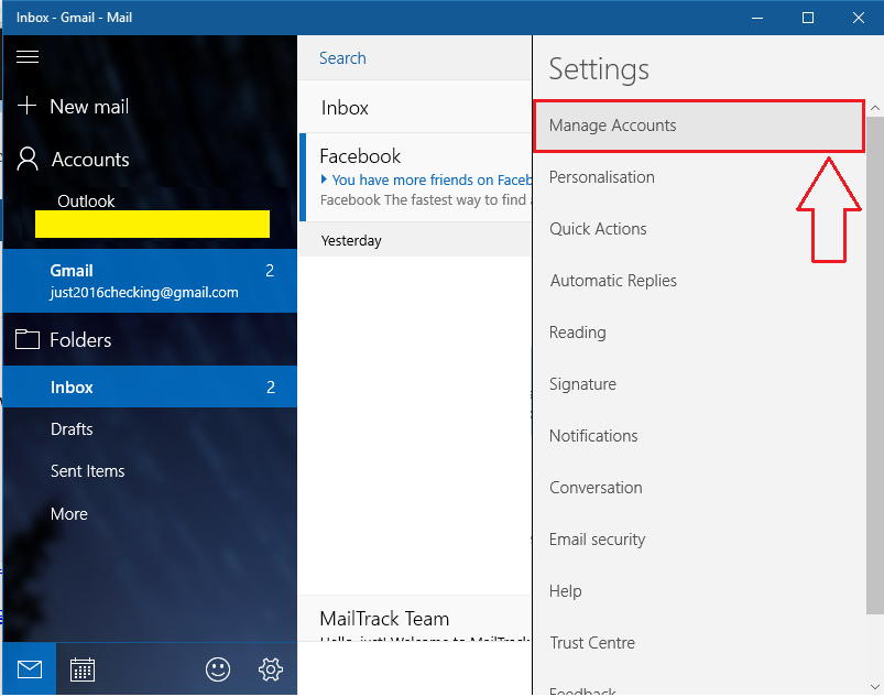 How To Delete Your Email Account From Windows 10 Mail App