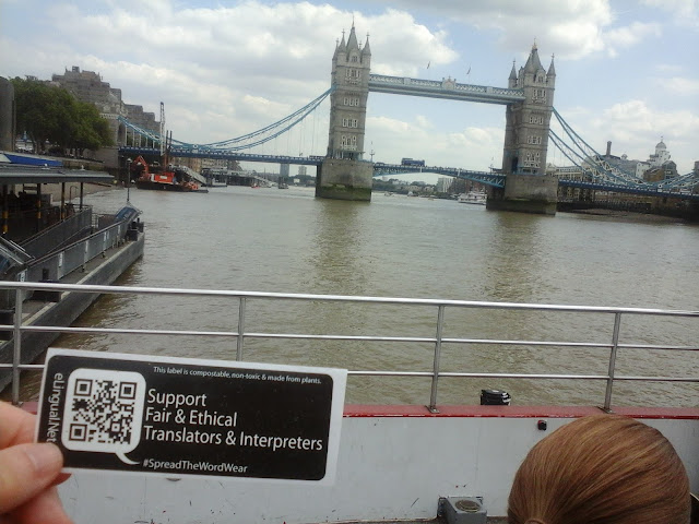 Fair & Ethical Translators and Interpreters, Sticker Tagging Campaign via www.elingual.net London Bridge