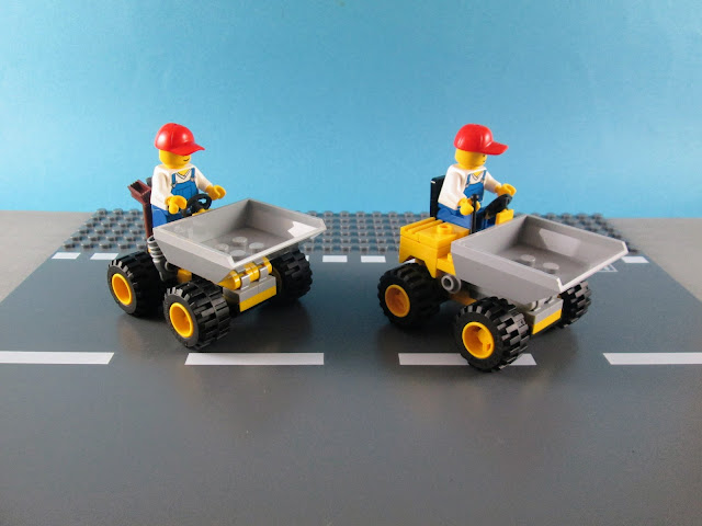 MOD e comparação com o set LEGO City 30348 Mini Dumper