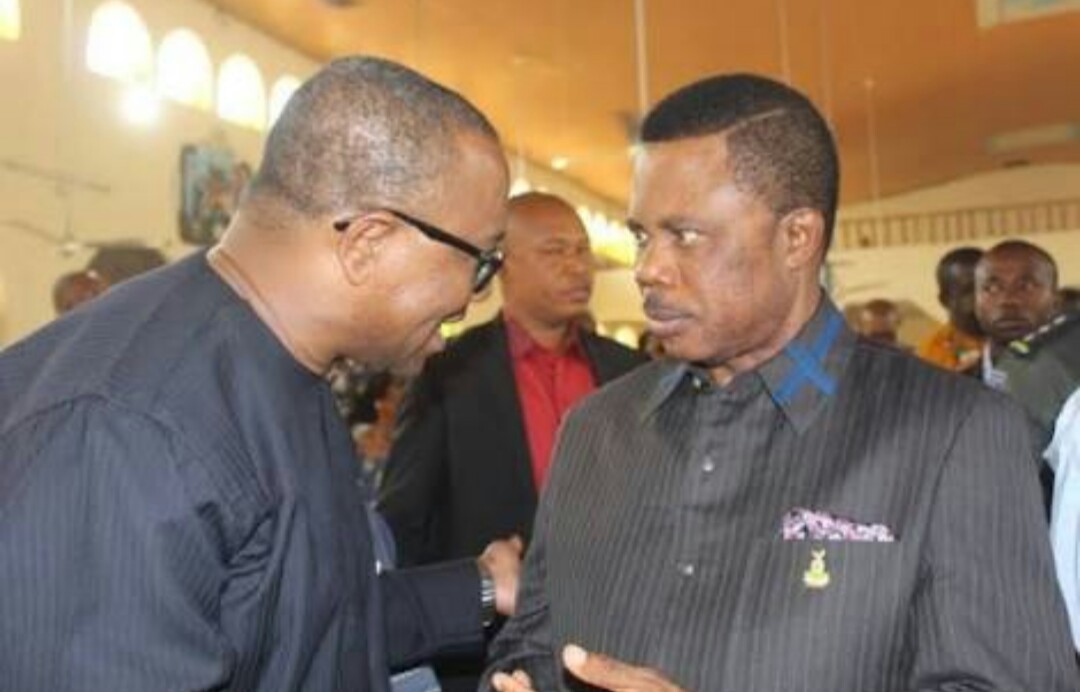 Image result for Peter obi and Willie Obiano