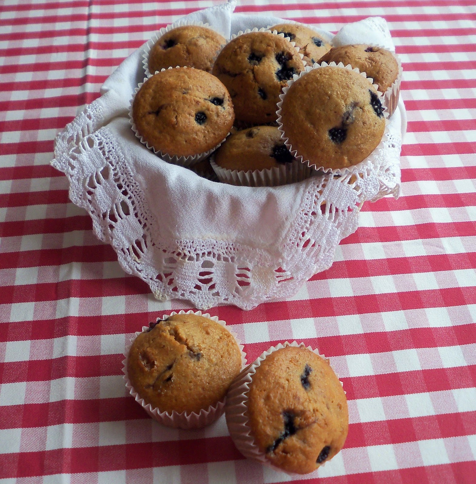 Aurea´s Kitchen Dulce Muffins de canela y frutos rojos. Reto Lorraine