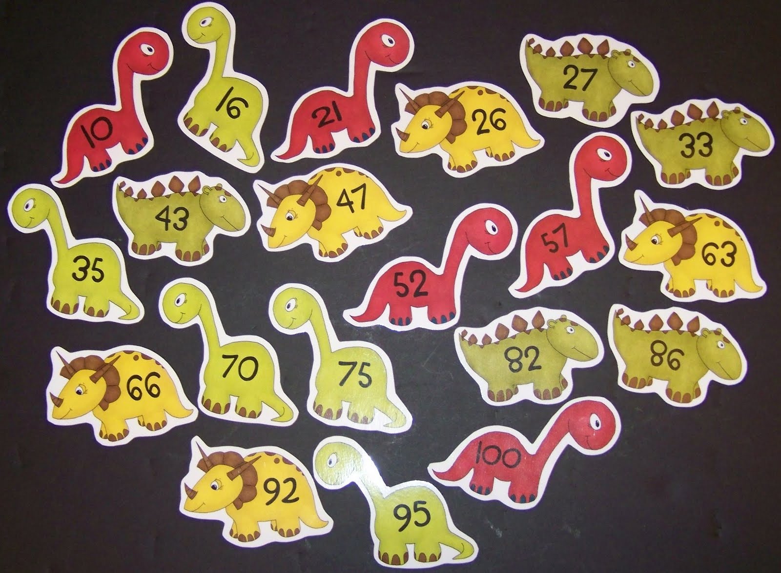 dinosaur number game