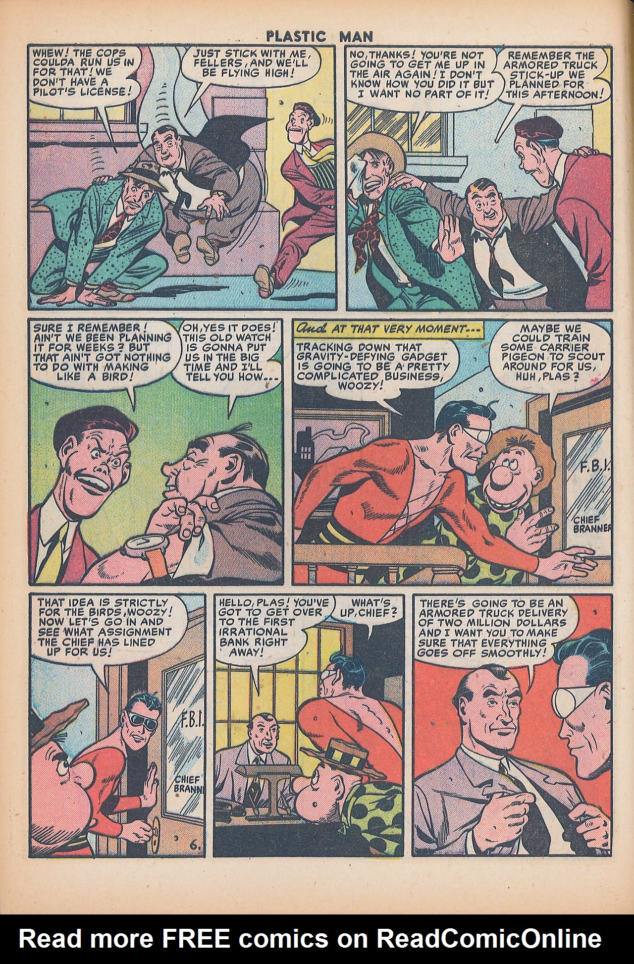Read online Plastic Man (1943) comic -  Issue #30 - 8