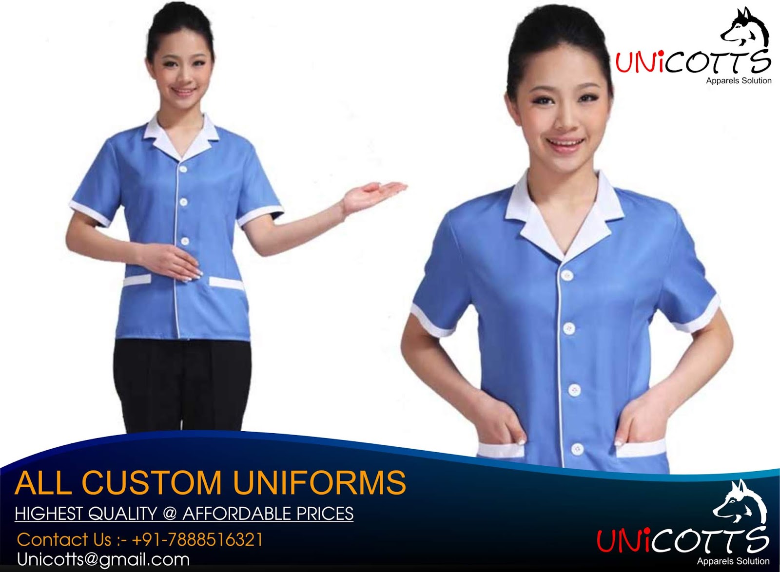 UniCotts (Apparel Solution) Hospitality Uniform Ludhiana Manufacturer