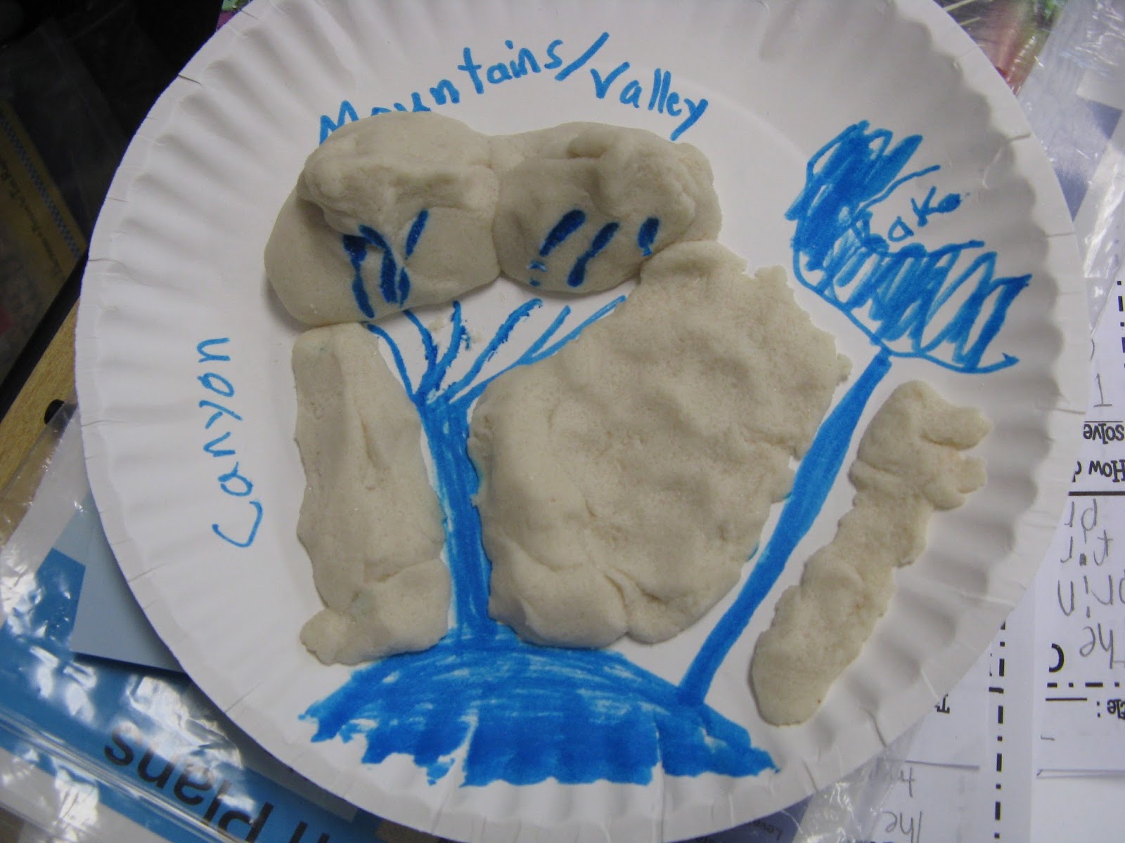 Mr. Cheatham's Class Salt Dough Landforms