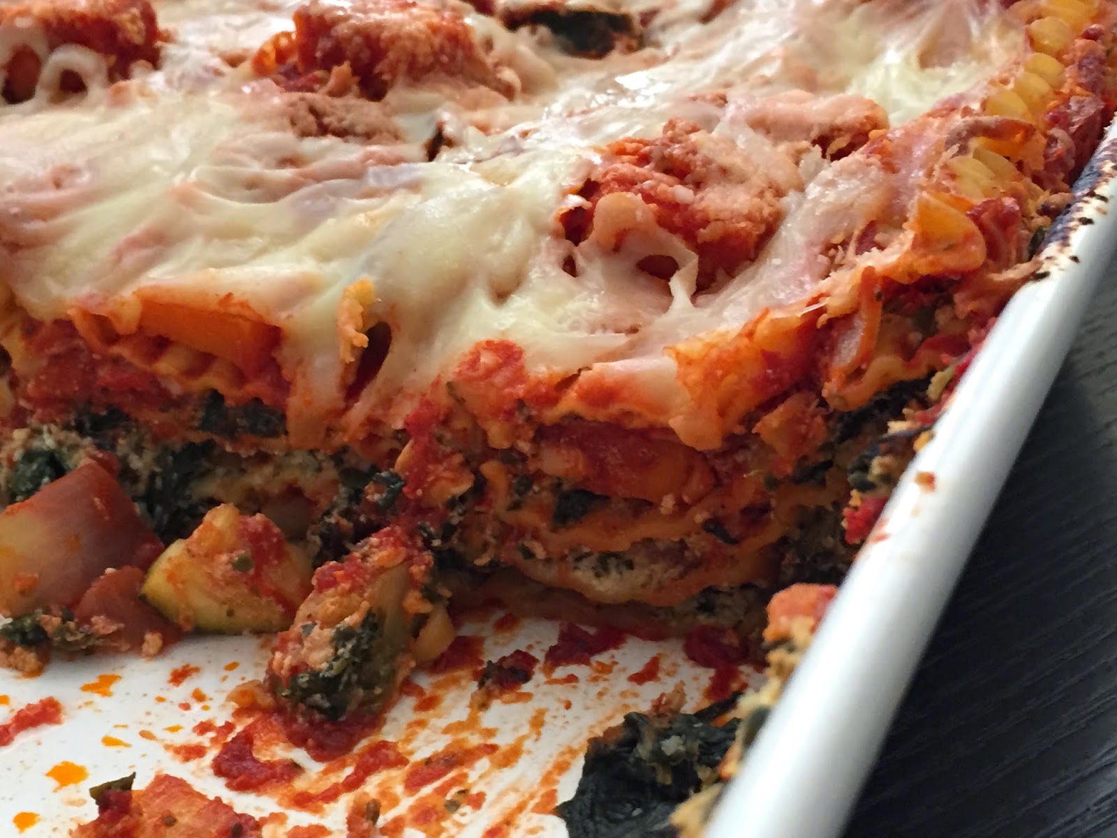 butternut squash & pesto lasagna