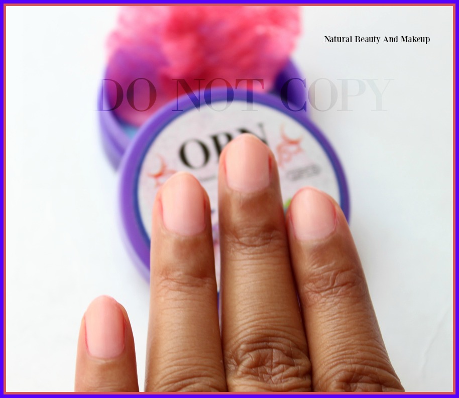 Natural Beauty And Makeup OBN NAIL POLISH REMOVER PADS (SWEET GRAPE