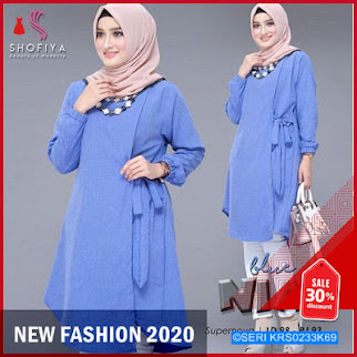 KRS0233K69 Nia Tunik Muslim BMGShop