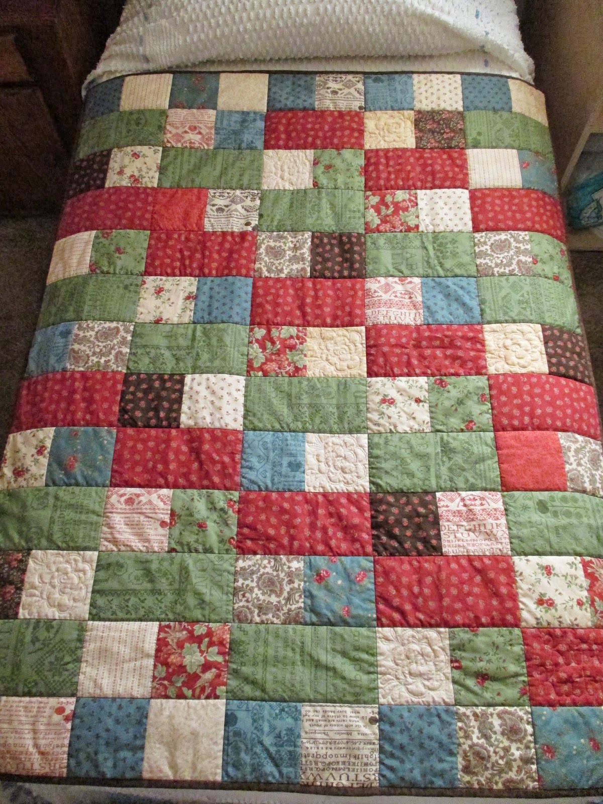 Colleen's Quilting Journey Two Charm Packs and a Yard